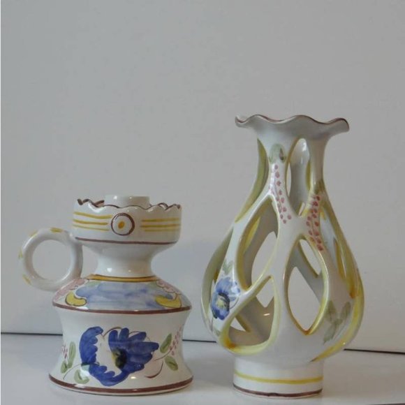 Ceramic Lamp,Hand made and painted in Portugal , Collection piece - Picture 4 of 10